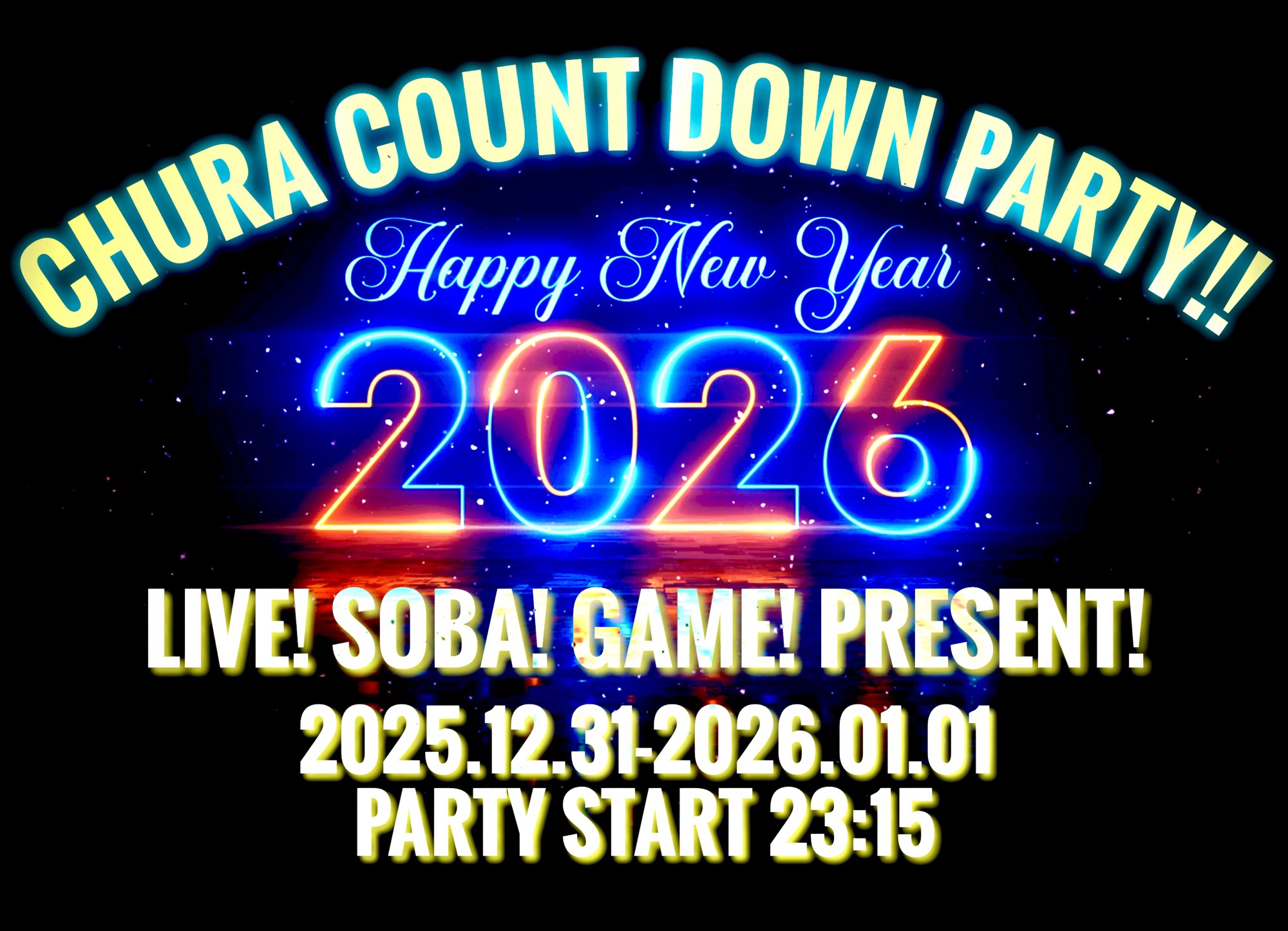 2025-2026CHURA COUNT DOWN PARTY!!